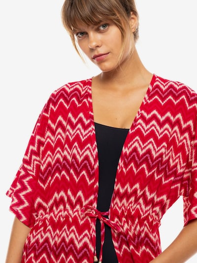 Pink Label Strandkleid 'BEACHWEAR RASBERRY RAINBOW' in 36 in kirschrot, Produktansicht