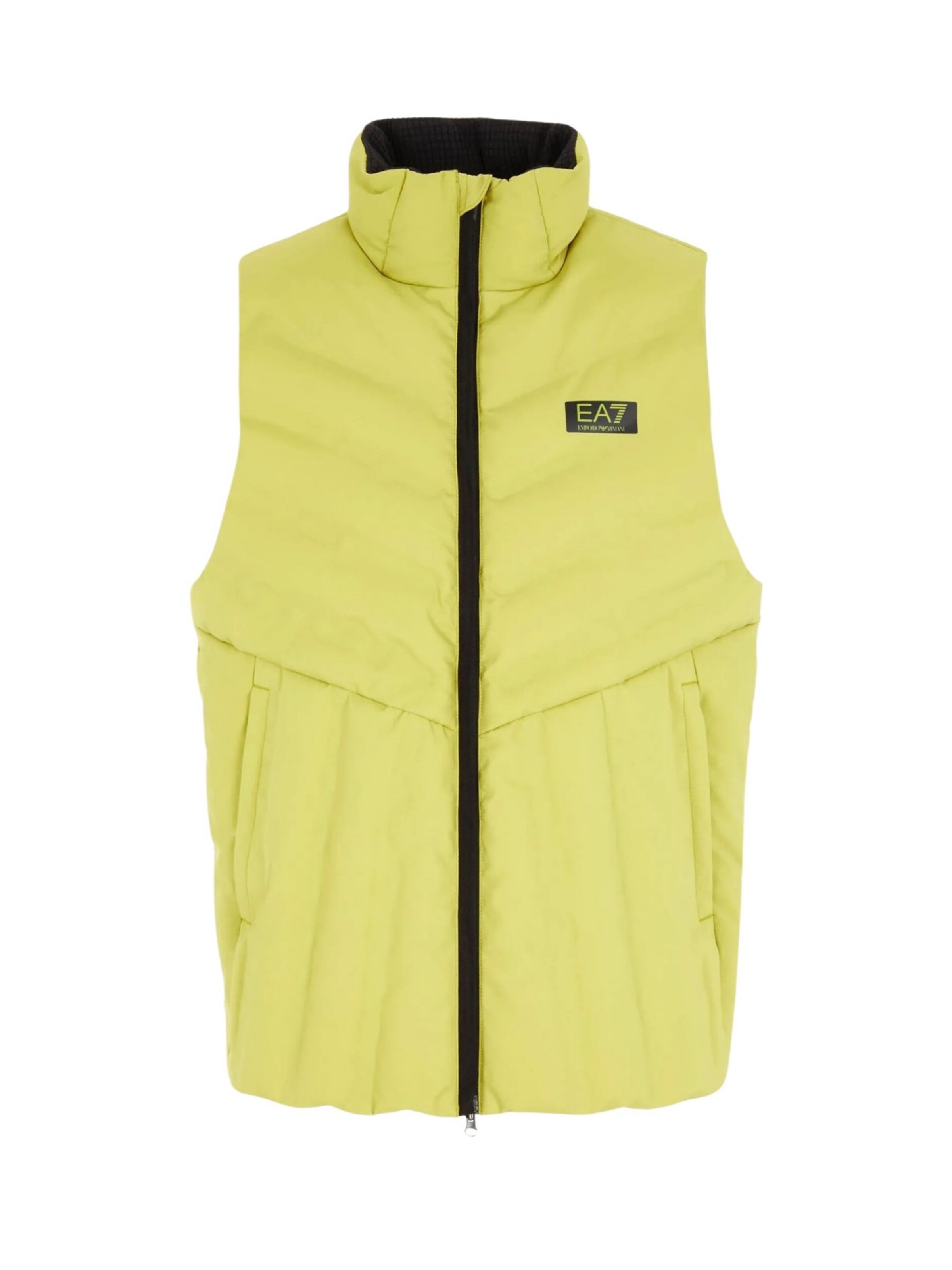 Gilet di EA7 Emporio Armani in giallo: frontale