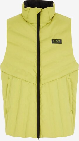 Gilet EA7 Emporio Armani en jaune : devant