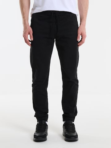 BIG STAR Tapered Pants 'Berni' in Black: front