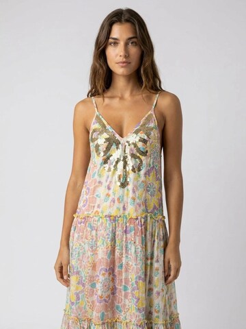Miss June - Vestido 'Robe Longue Innika' en Mezcla de colores