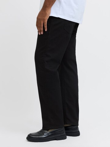 Coupe slim Jean 'JJIGlenn JJOriginal' Jack & Jones Plus en noir
