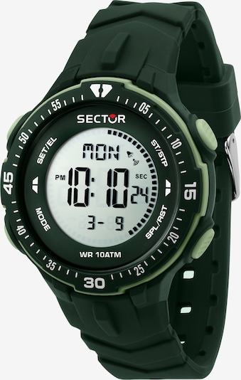 SECTOR Digitaal horloge 'EX-26 44MM DIGITAL MILITARY GREEN STRAP' in de kleur Zwart, Productweergave