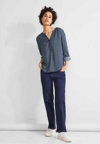 STREET ONE Bluse in Blau