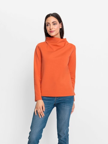 heine Sweatshirt in Orange: front