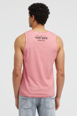 CAMP DAVID Shirt in Red