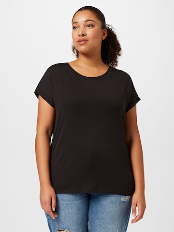 Vero Moda Curve - Camiseta 'Aya' en negro: frente