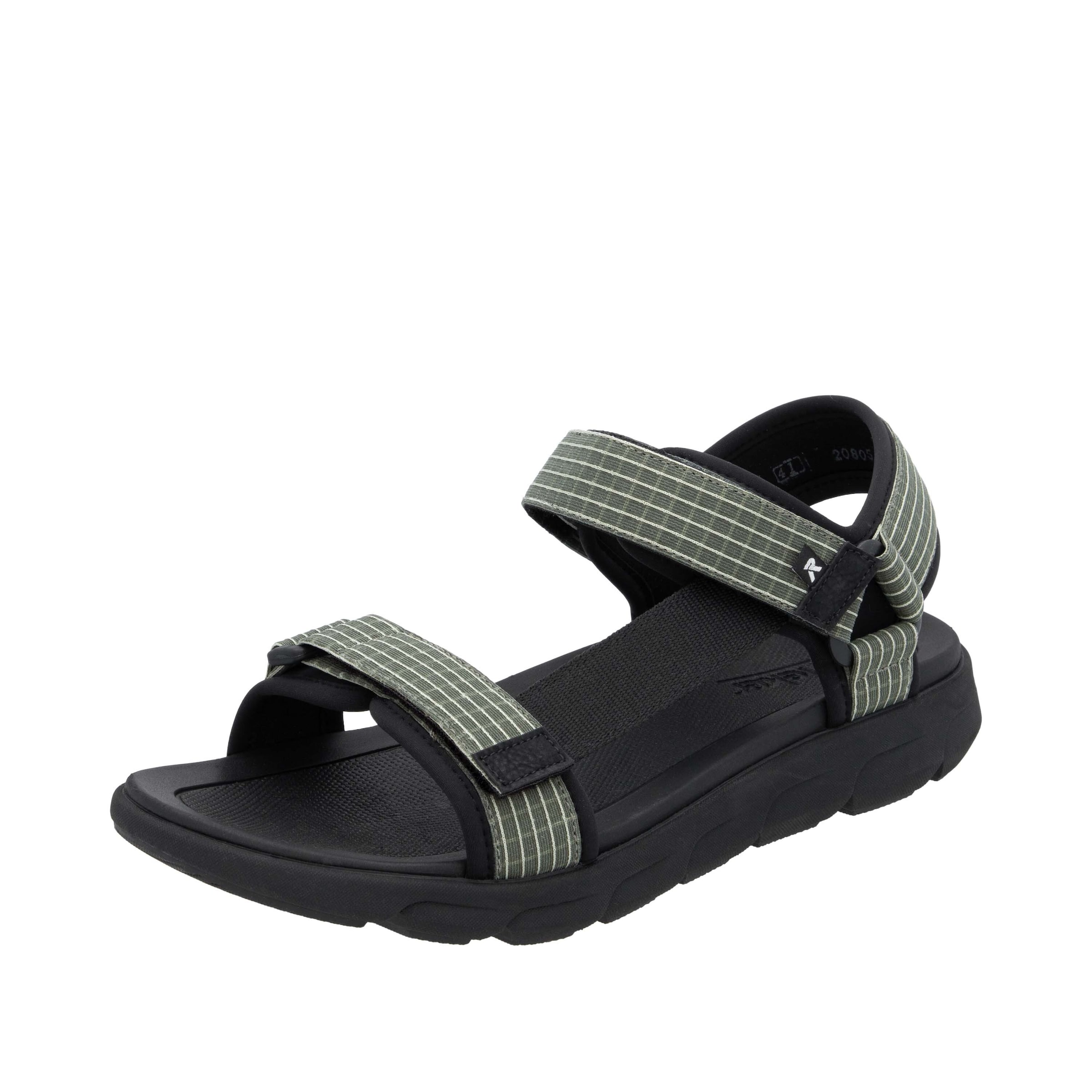 Rieker Sport Trekkingsandale in Grün: Vorderseite