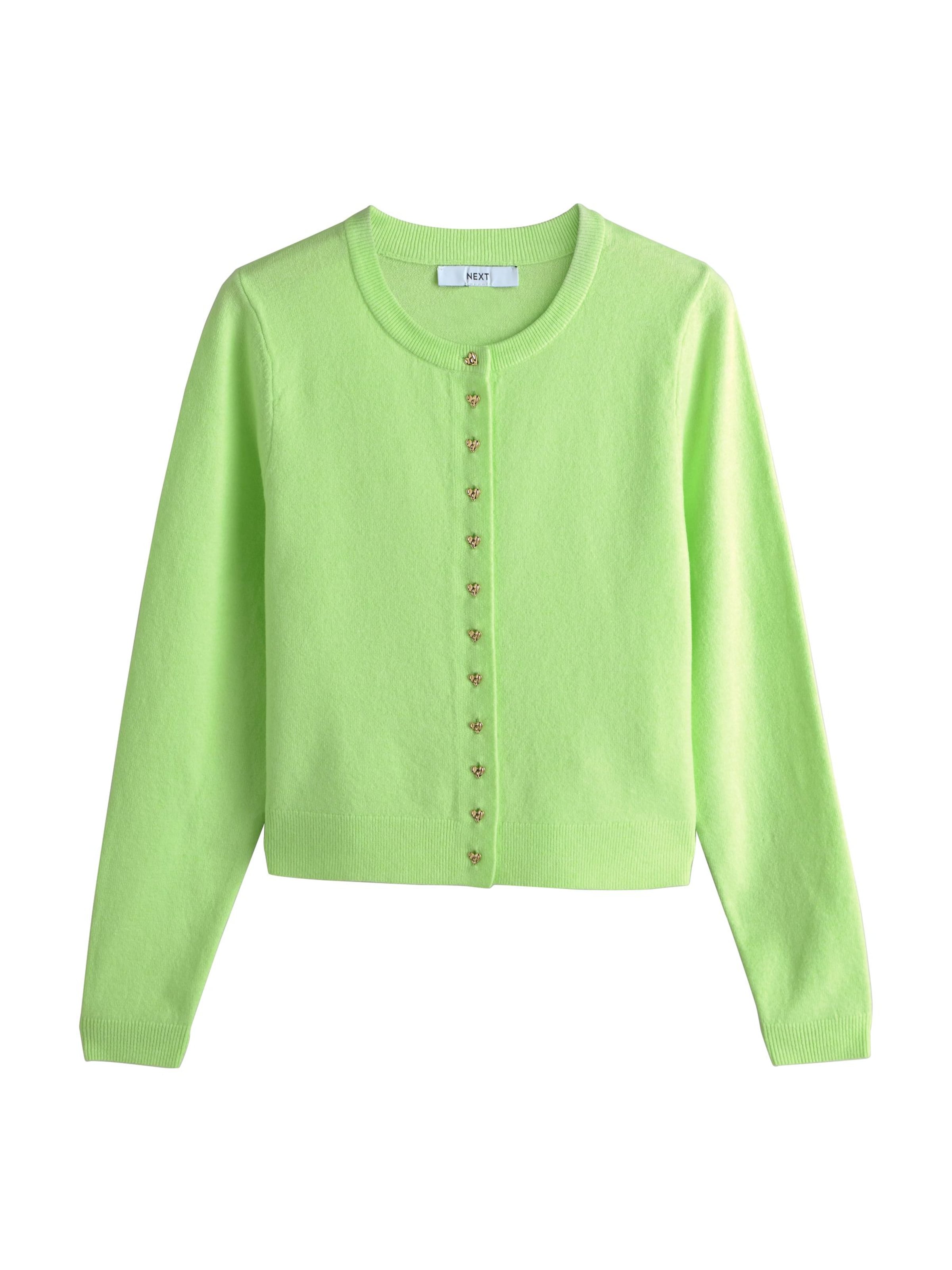 Next Cardigan i grøn: forside