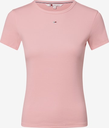 Tommy Jeans - Camisa em rosa: frente