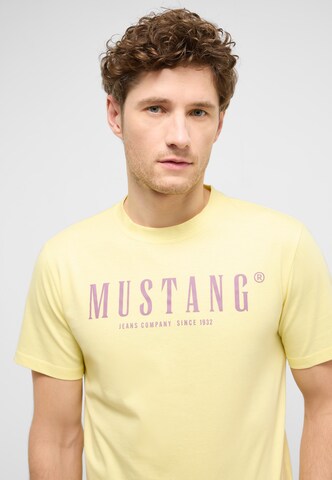 MUSTANG Shirt 'Austin' in Yellow