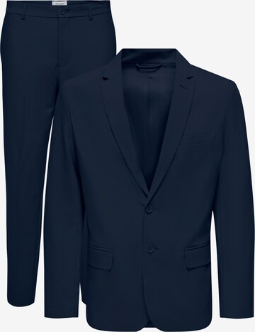 Only & Sons Slim fit Suit 'Eve' in Blue: front