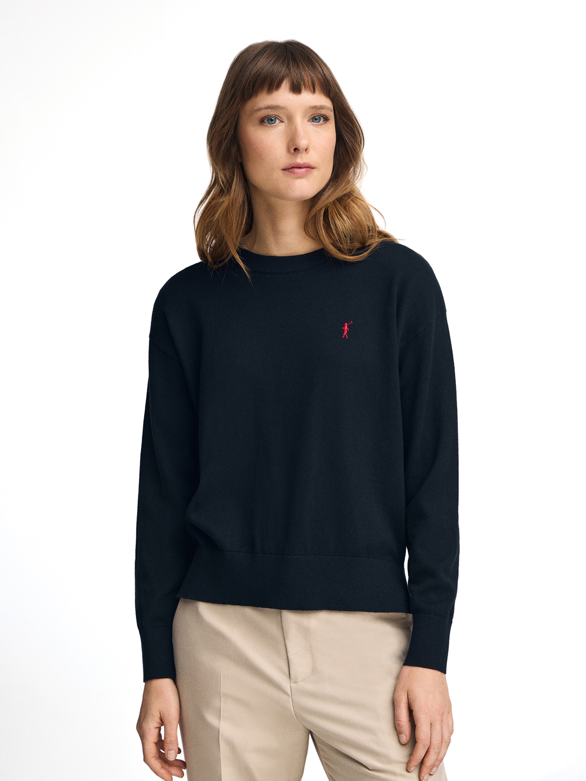 Polo Club Pullover in Blau: Vorderseite