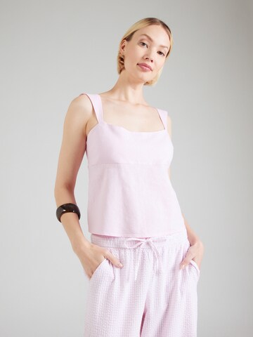 Haut HOLLISTER en rose : devant