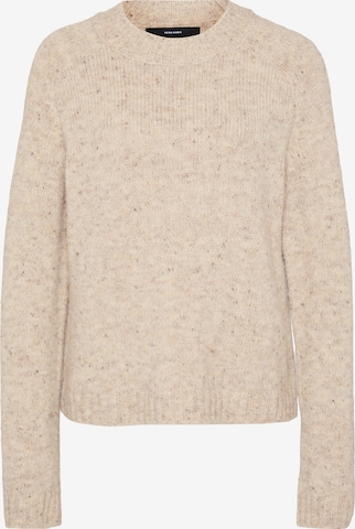 Vero Moda Tall Свитер 'VMINGRID' в Бежевый: спереди