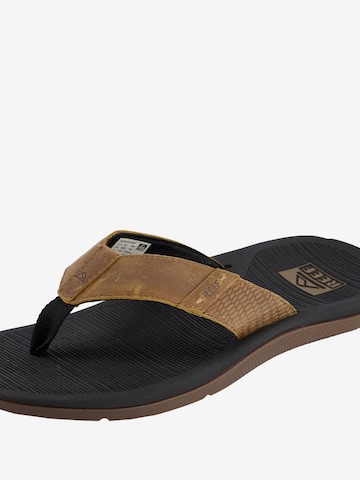 REEF Beach & Pool Shoes 'Santa Ana LE' in Brown