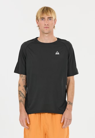 SOS Functioneel shirt 'Pillar' in Zwart: voorkant