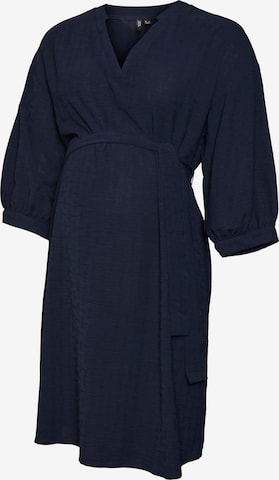 Robe 'PYE' Vero Moda Maternity en bleu : devant