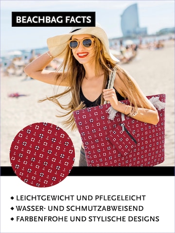DonDon Beach Bag in Red: front