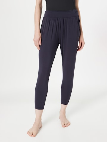 Coupe slim Pantalon de sport CURARE Yogawear en bleu : devant