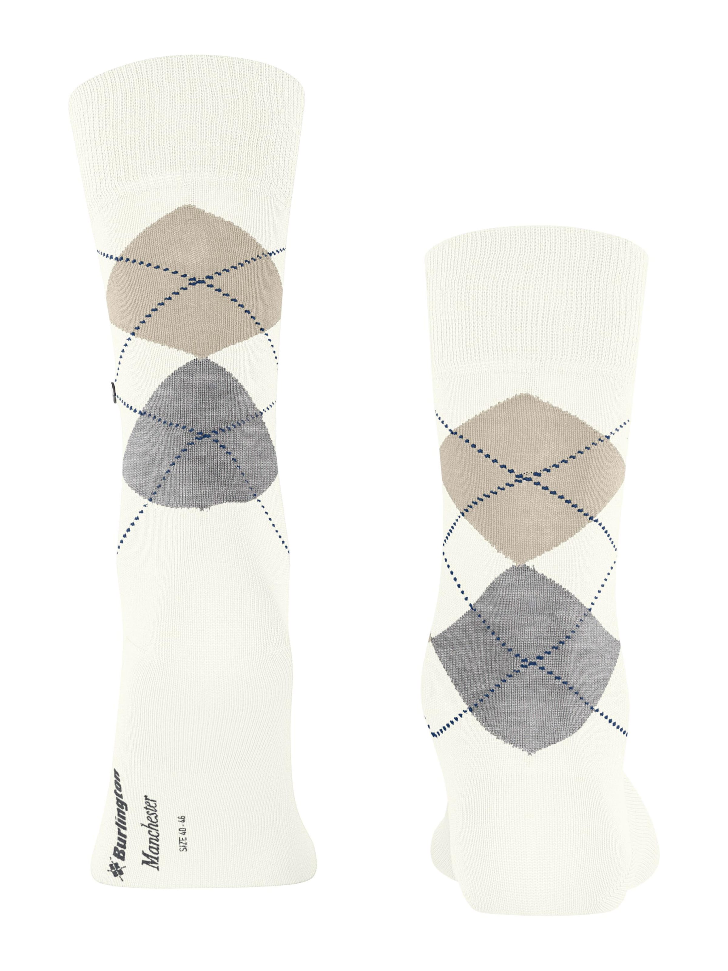 BURLINGTON Socks 'Manchester' in White