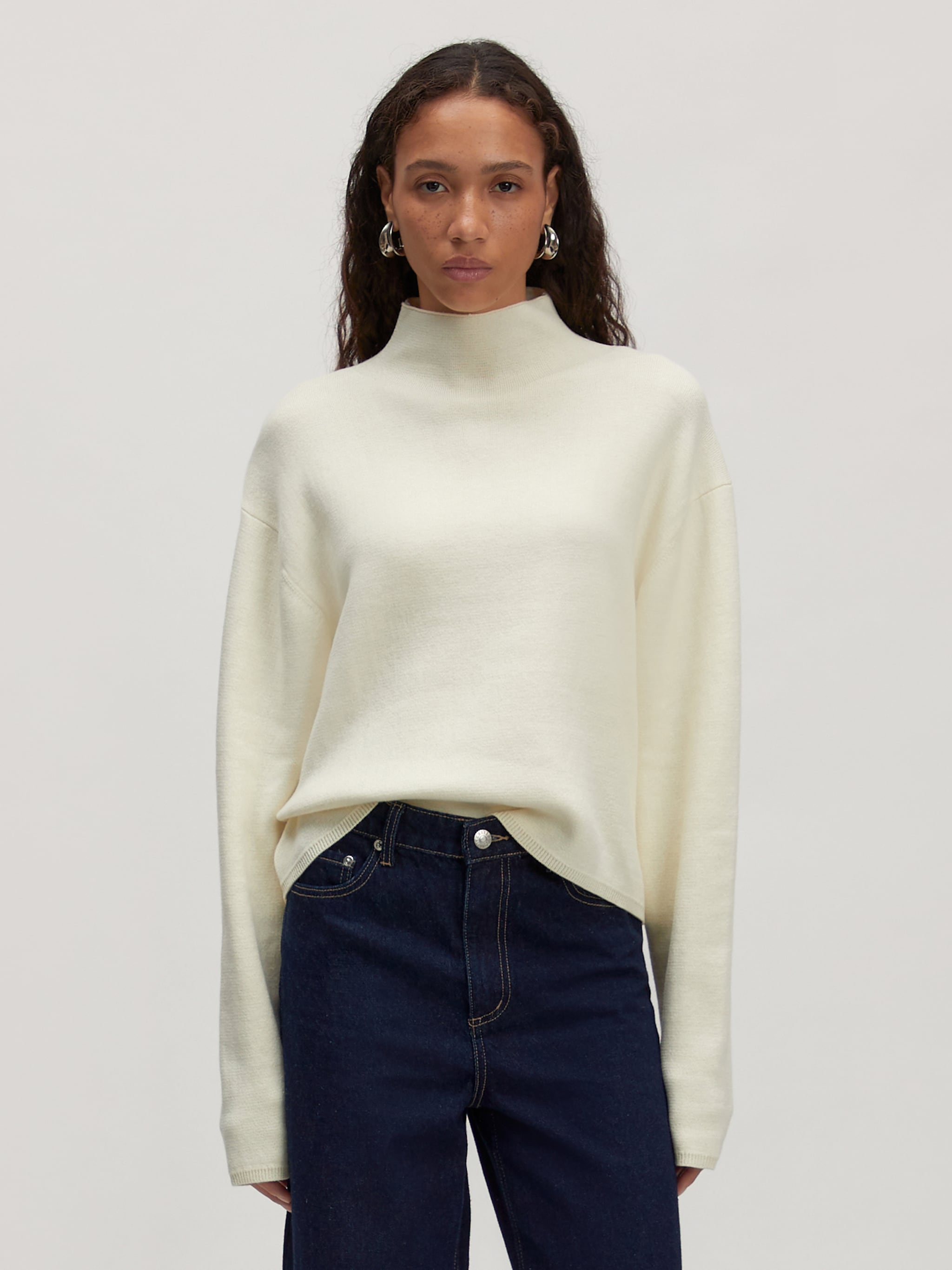 EDITED Produits Pull-over 'Alexandra' blanc