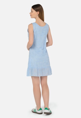 FRESHLIONS Jurk 'Avery' in Blauw