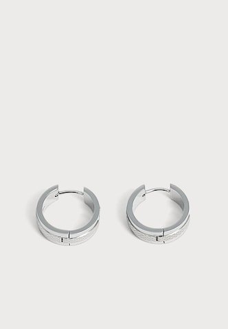 LACOSTE Ørering 'Stencil' i sølv: forside