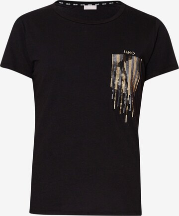 T-shirt Liu Jo en noir : devant