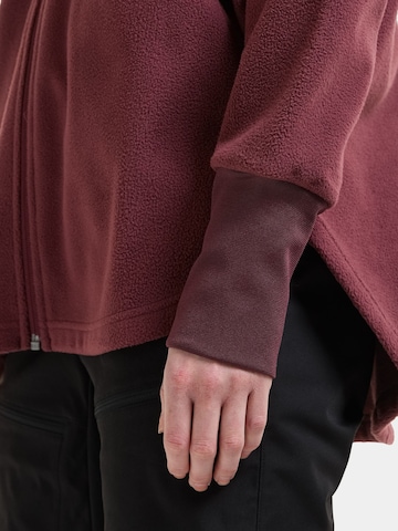 Didriksons Functionele fleece jas 'RONJA' in Rood