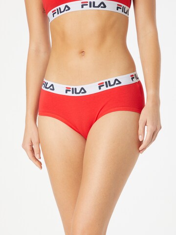 FILA Boyshorts in Red: front