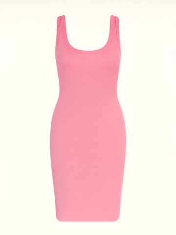 Nudyess Summer Dress 'Tina Midi' in Pink: front