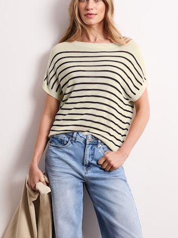 STREET ONE Sweater in Beige: front