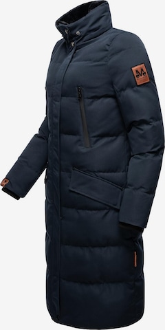 MARIKOO Χειμερινό παλτό 'Schneesternchen' σε μπλε