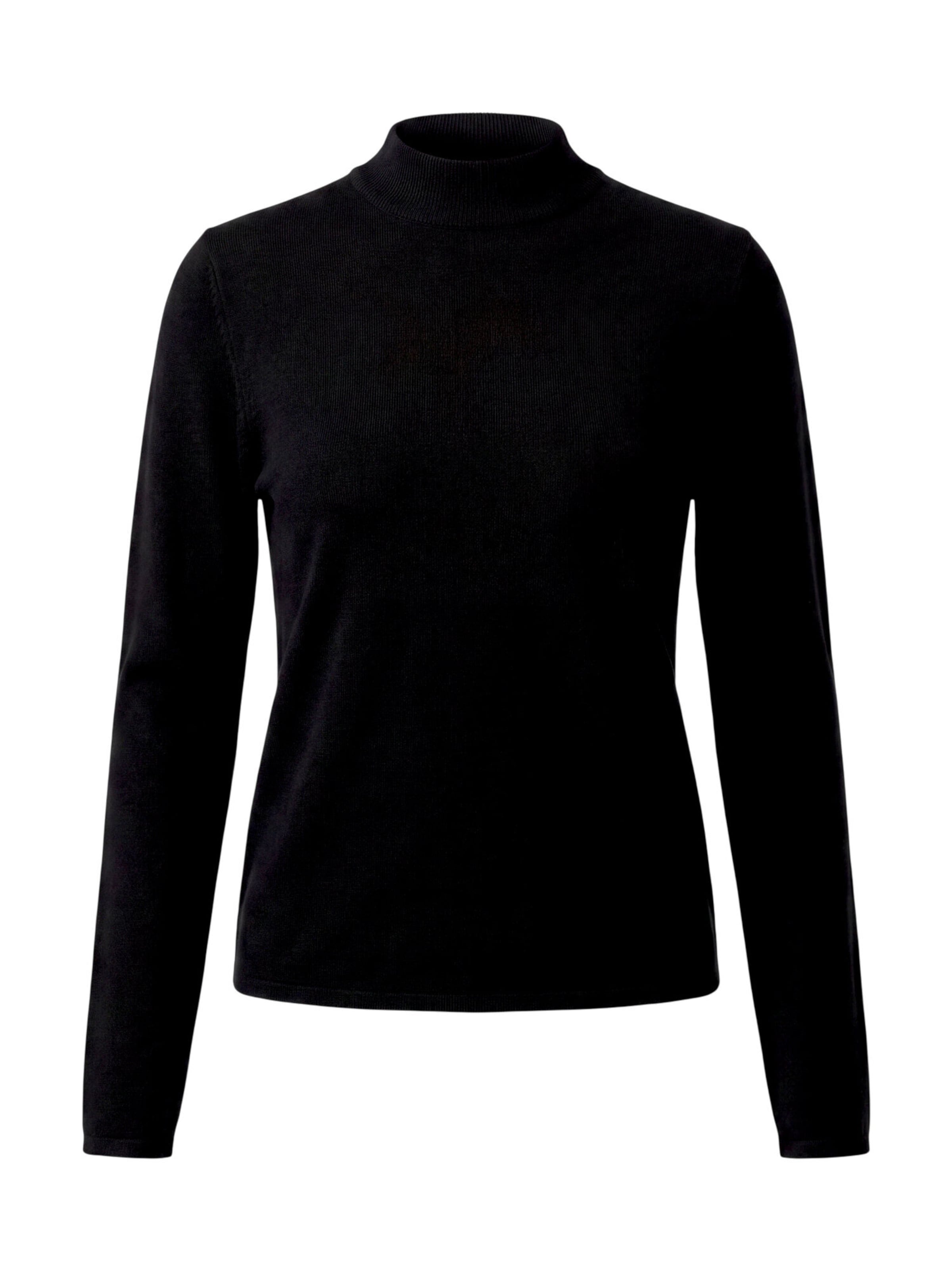 Pullover di zero in nero: frontale