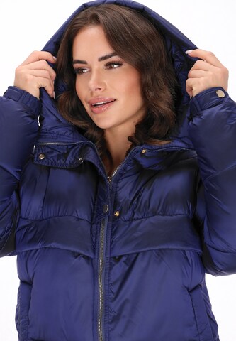 faina Winterjas in Blauw