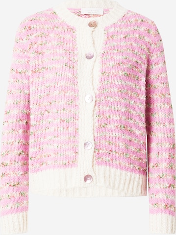 Rich & Royal Knit Cardigan in Pink: front