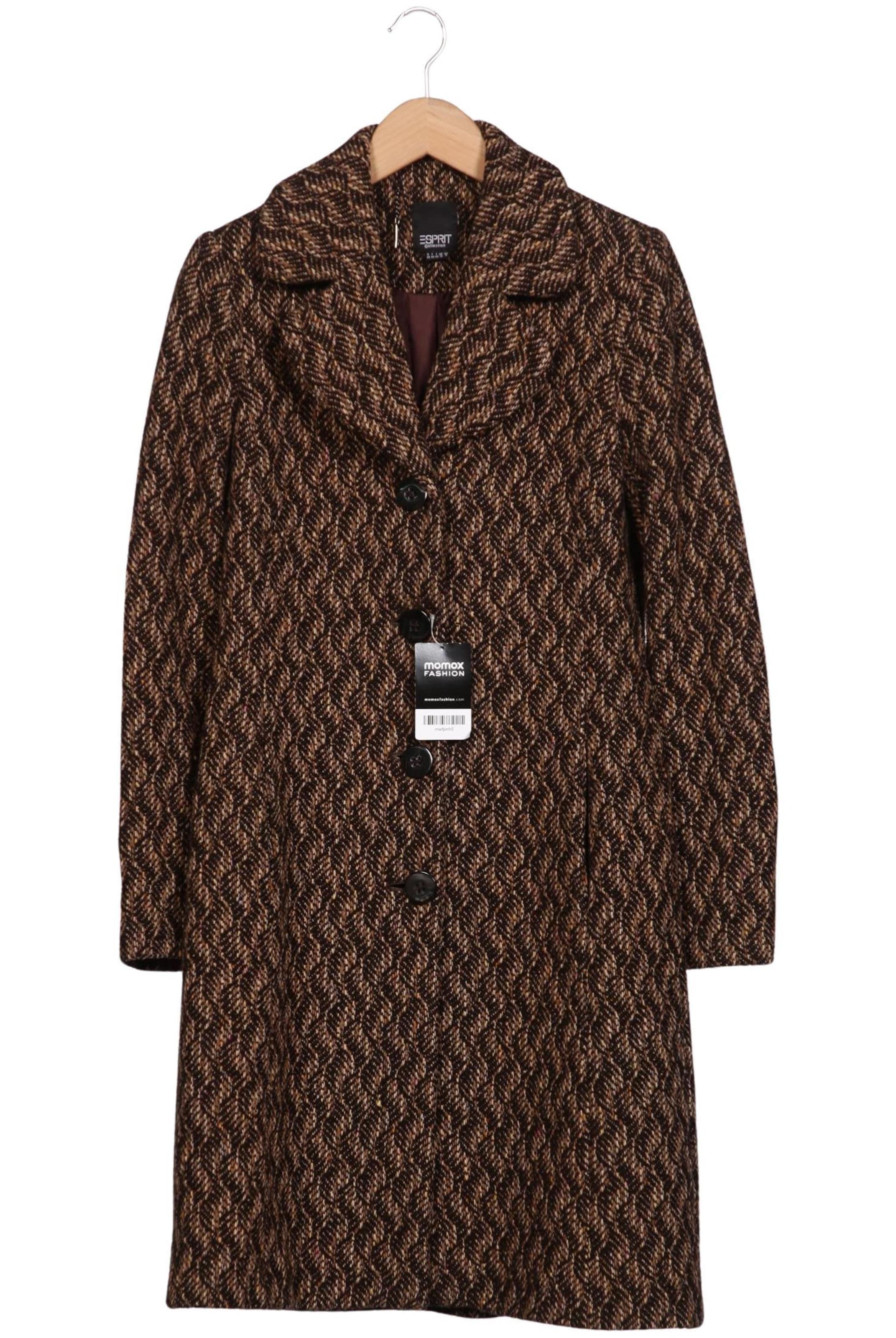 ESPRIT Jacket & Coat in M in Brown: front