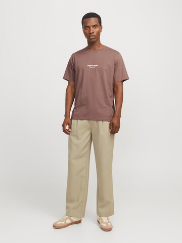 JACK & JONES Футболка 'JORVesterbro' в Коричневый