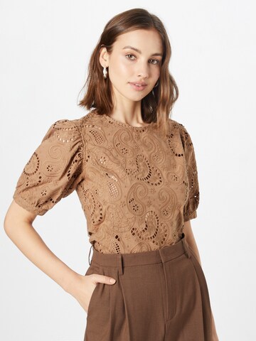 Birgitte Herskind Blouse 'Ida' in Brown: front