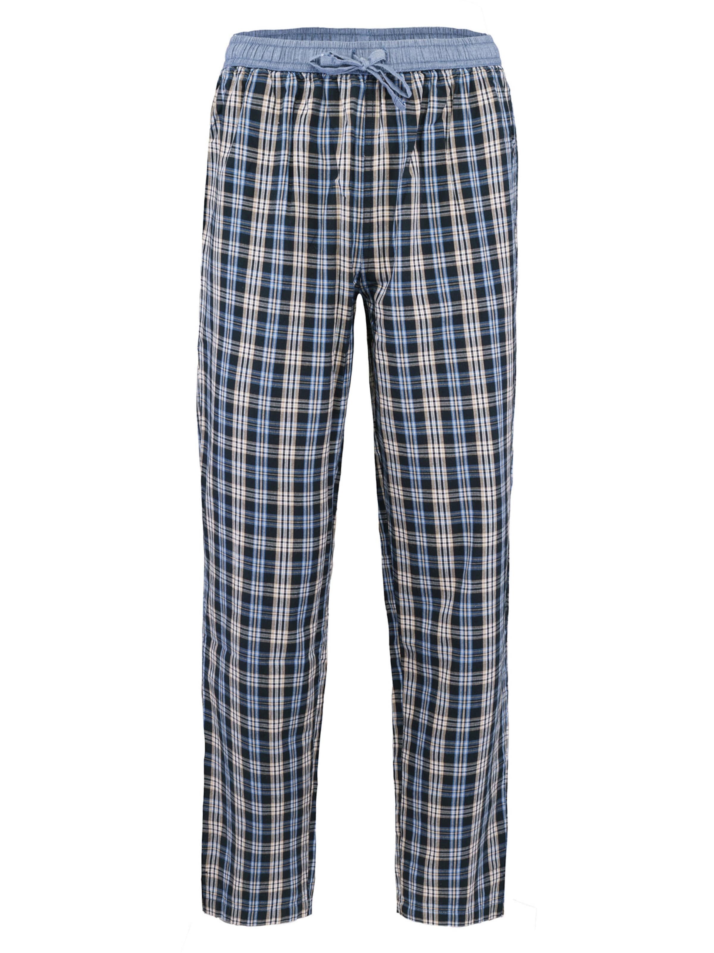 Pantalon de pyjama ' Olden Glory ' Luca David en bleu : devant