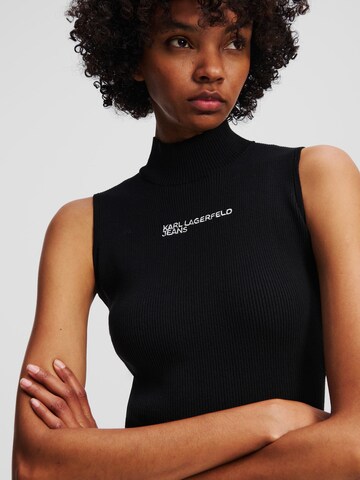 Robes en maille KARL LAGERFELD JEANS en noir