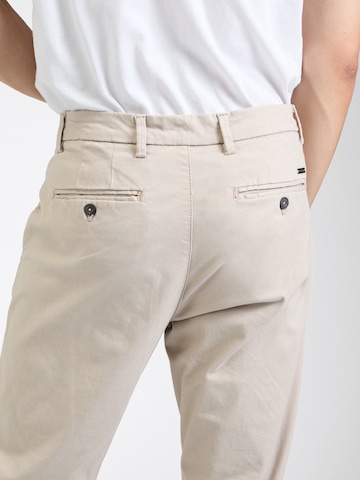 Regular Pantalon chino 'Malik' Bruun & Stengade en beige