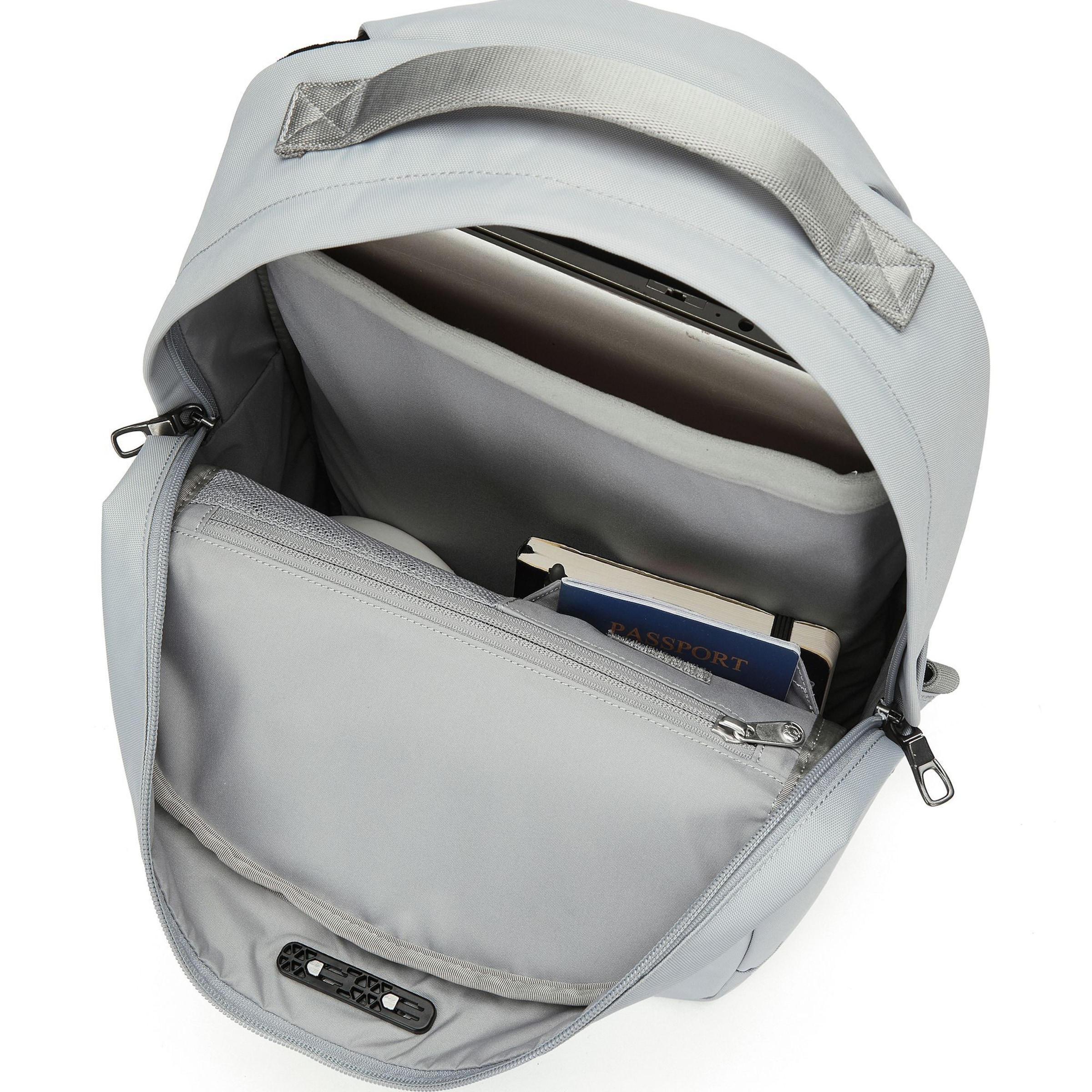 Sac à dos Pacsafe en gris