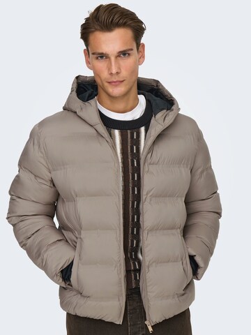 Only & Sons - Chaqueta de invierno 'ONSUNION' en beige