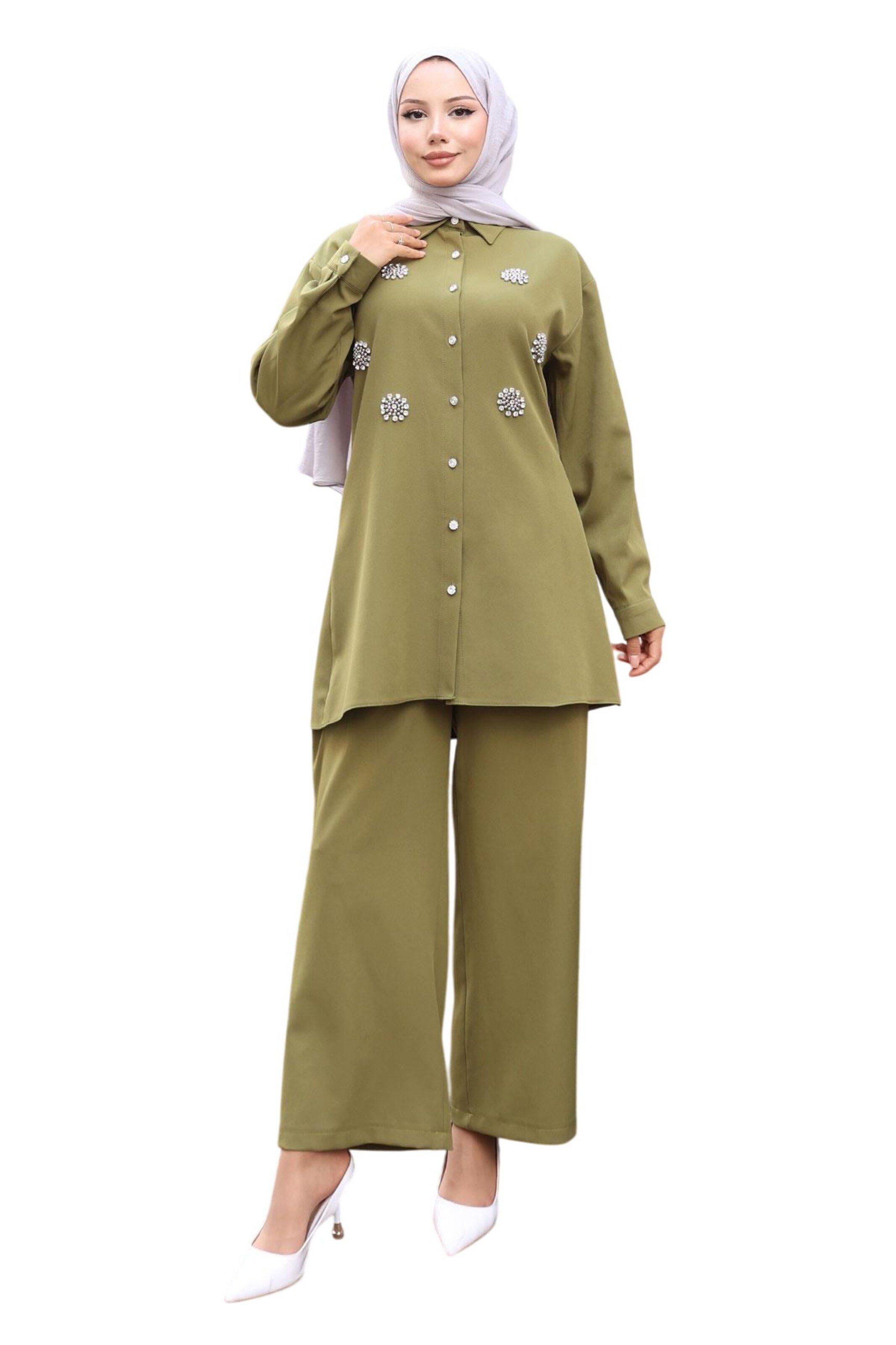 MODAMIHRAM Tunic in Green