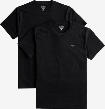 Coupe regular T-Shirt HOLLISTER en noir : devant