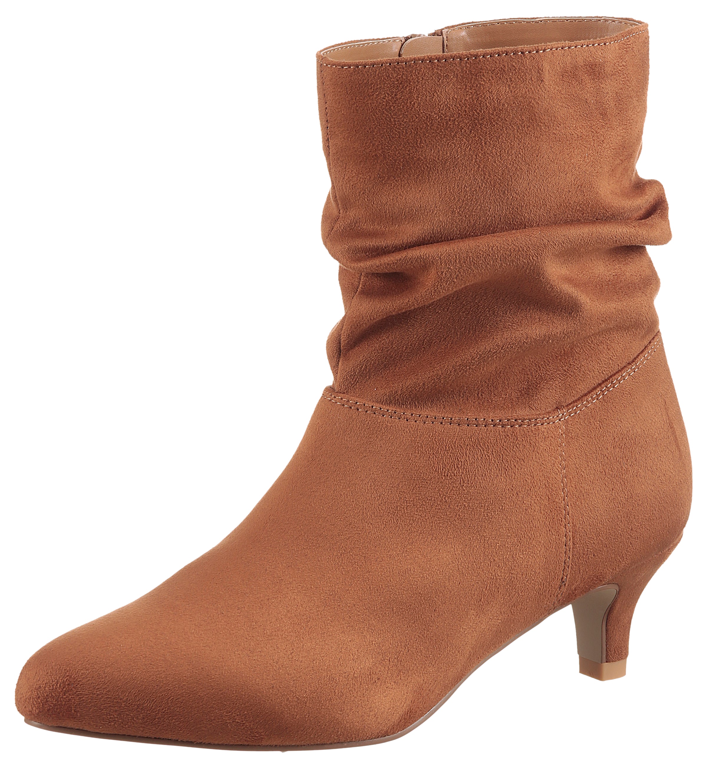 Aniston Stiefelette in Braun: Vorderseite