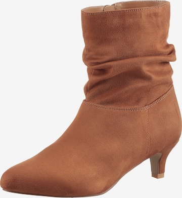 Aniston Stiefelette in Braun: Vorderseite