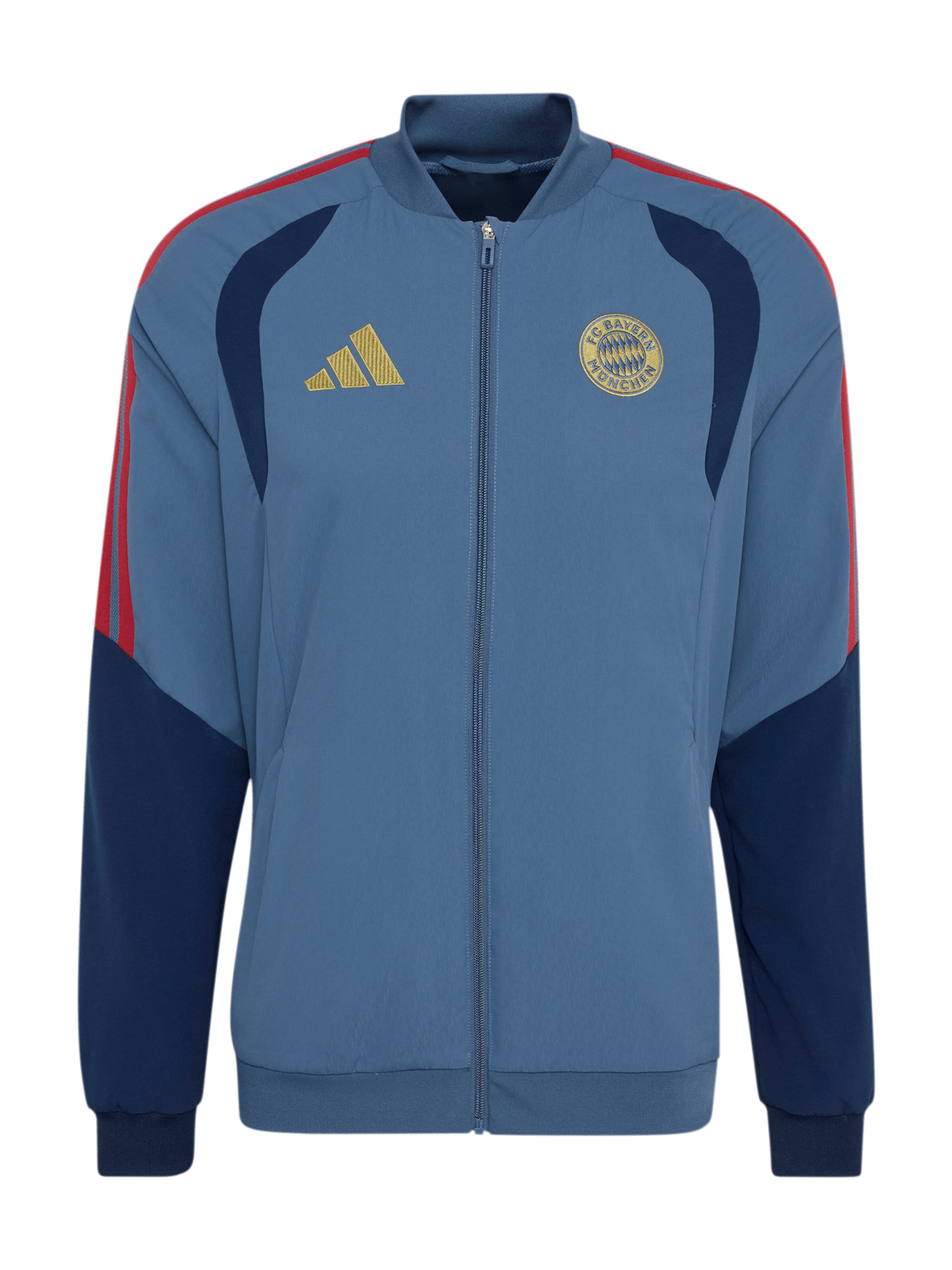 Giacca di felpa sportiva di ADIDAS PERFORMANCE in blu: frontale